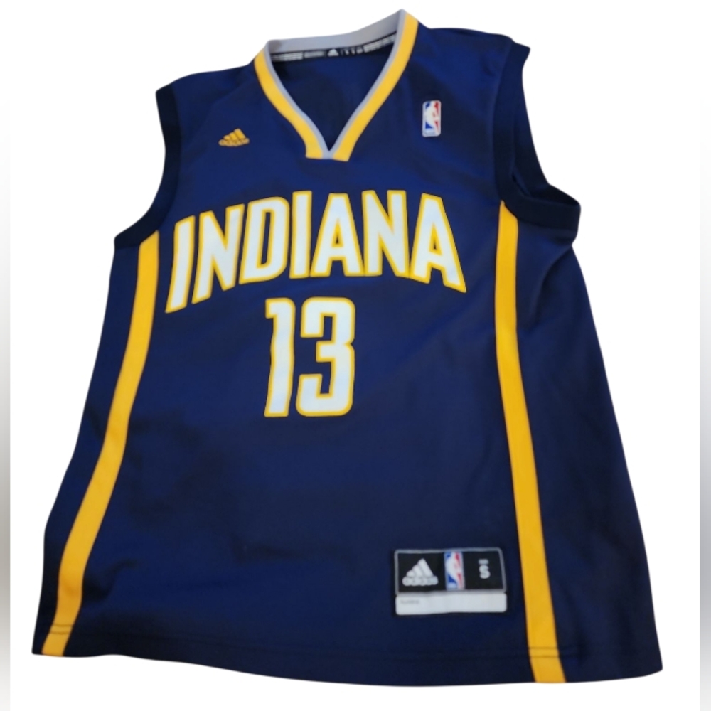 Indiana Pacers Paul George Adidas Jersey #13 Adult Sz Small Nba Finals 2025